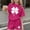 Hot Pink, variant on Girls St. Patrick's Day 2 Piece Outfit Short Sleeve Printed Round Neck T-Shirt and Shorts Sets Green 6-7 Years