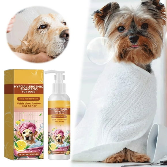 Riforla Dog Shampoo Pet Dog Hair Gentle Cleansing Shampoo Moisturizing and Smooth Without Knots 100ml Pet Others Orange