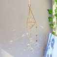thumbnail image 3 of Sywqhk Carillón de viento de cristal Hexágono Metal Sun Hanging Ornament Home Garden Decor (B) Sywqhk Para estrenar, 3 of 9