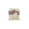 thumbnail image 5 of HomeStock Sophisticated Simplicity Transitional Handloomed 52" x 67" Cotton Throw Blanket for All Living Spaces-Color:Multicolor, 5 of 8