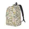 thumbnail image 2 of Yiaed Daisy Print Backpack, Premium Laptop Backpack, Travel Backpack for Women, Lightweight Backpacks, Comfortable Back Pack-Small, 2 of 5
