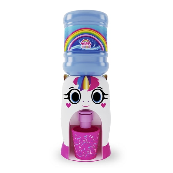 YOYO World Water Dispenser for Kids - Miniature Desktop Water Dispenser - Fun Unicorn Design | 1 Pc