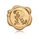 thumbnail image 2 of Pegatinas con sello de cera SWANGSA, letra R, 50 unidades, oro envejecido, 2 of 6