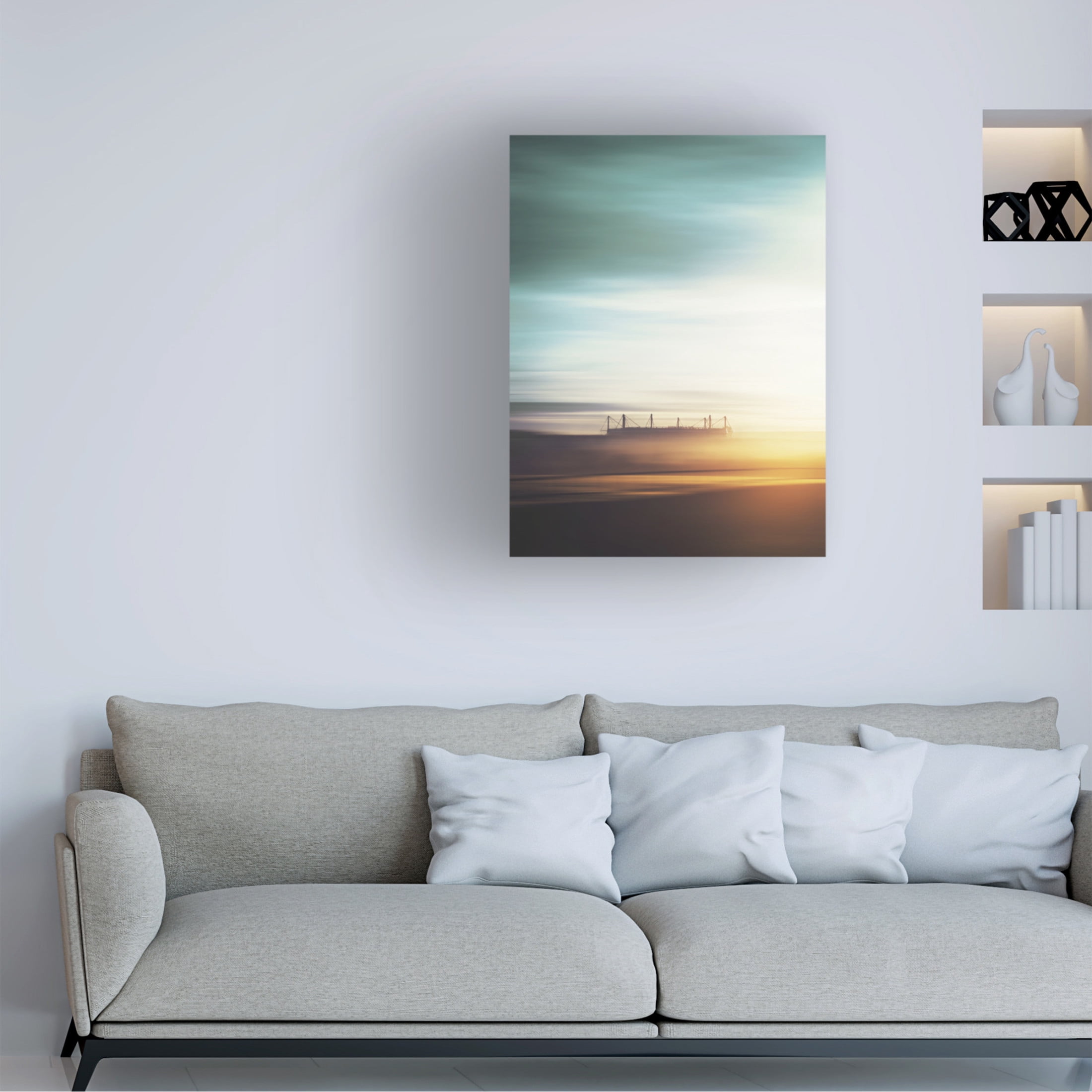 Canvas Wall Art - Marcus Hennen 'Placidity' Wall Art for Living Room, Bedroom, or Office Décor by Trademark Fine Art - 24 x 32 Inches