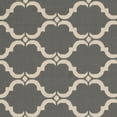 thumbnail image 3 of SAFAVIEH Courtyard Estelle Geometric Indoor/Outdoor Runner Rug, Anthracite/Beige, 2'3" x 12', 3 of 4