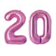 thumbnail image 3 of Globos gigantes de 40 pulgadas, globos de fiesta, globos de helio, globos de Mylar con números enormes para decoraciones de fiestas de cumpleaños, bodas y aniversarios, 3 of 5
