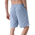 thumbnail image 5 of Aimik Mens Sport Shorts Textured Curved Seams Mens Active Shorts Summer Quick Dry Material Running Shorts for Training or Sports, 5 of 6