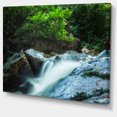 thumbnail image 2 of Water Slide over the Moss - Landscape Canvas Art Print, 2 of 3