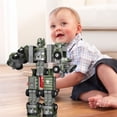 thumbnail image 5 of Transform Robot Toys for Boys 3-6 Year Old, 5 in 1 STEM Building Toys Cars for Toddler Boys Girls Gifts, Green, 5 of 7