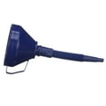 thumbnail image 2 of Seachoice Long Blue Flexible Funnel with Stainless Steel Strainer and Handle, 2 of 3