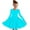 Light Blue, variant on IROINNID Girls' Crewneck Skater Dress 4-14 Years Mid/Big Chidlren Long Sleeve Stretchy A-Line Sundress for Versatile School and Recital Outfits
