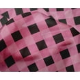 thumbnail image 4 of oneOone Silk Tabby Fabric Gingham Check Printed Craft Fabric BTY 42 Inch Wide, 4 of 4