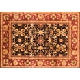 thumbnail image 1 of Ahgly Company Indoor Rectangle Oriental Orange Industrial Area Rugs, 6' x 9', 1 of 4