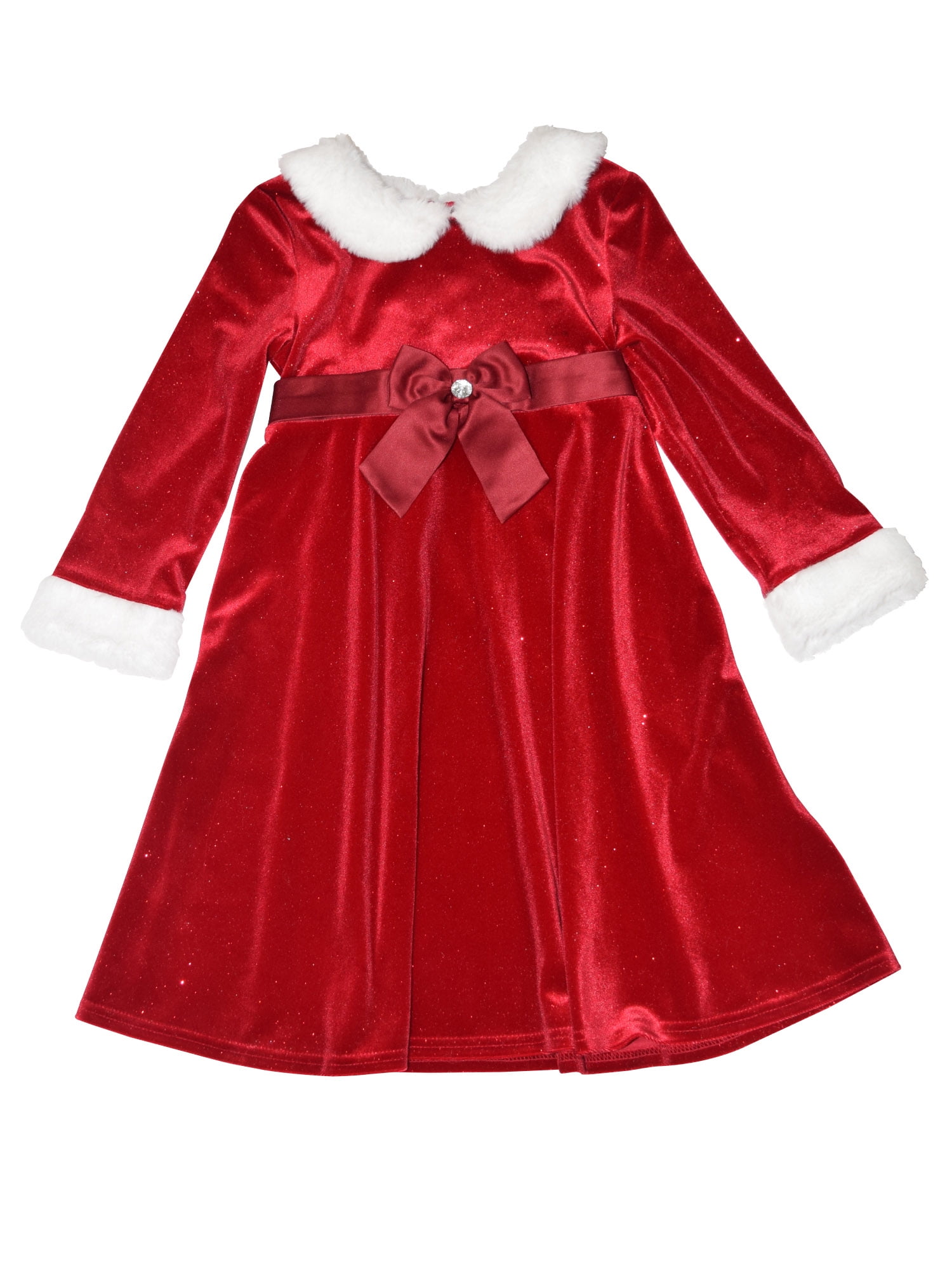 velvet santa dress