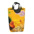 thumbnail image 2 of Bingfone The Chicken Family Rooster Hen And Chicks Laundry Hamper,Large Canvas Fabric Lightweight Storage Basket Toy Organizer Dirty Clothes Collapsible, 2 of 6
