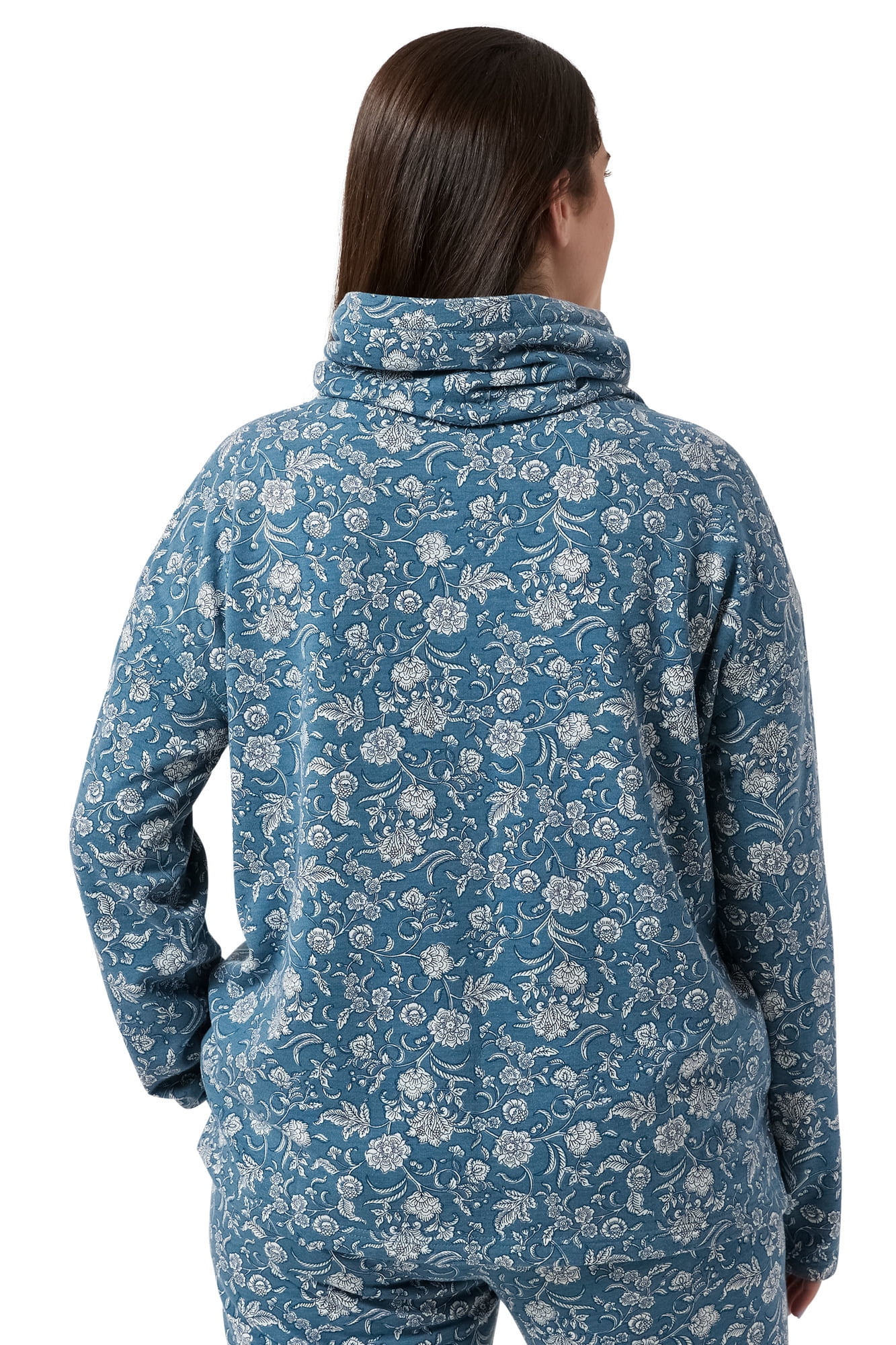 Chaps Women's Funnel Neck Pullover Top