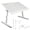 Grey, variant on Fompes Side Table 2 Tier Open Shelf Sofa Small Tea Table End Couch Tables,Coffee Table,Nightstand,360 Degree Swivel Solid Wood Legs,Easy Assembly,Wooden Color