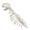 White-Childrenmodel, variant on Amusing Dinosaur Skeleton Hooded Cap For Halloween Parties And Family Event Soft PP Cotton Fabric Comfortable For Adults And Children