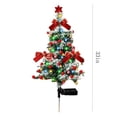 thumbnail image 3 of Solar Christmas Tree Outdoor Decor, Waterproof Solar Xmas Decorations Garden Stake Lights, Multi-Color LED Christmas Décor for Outside Landscape Pathway Porch Yard Holiday, 3 of 8