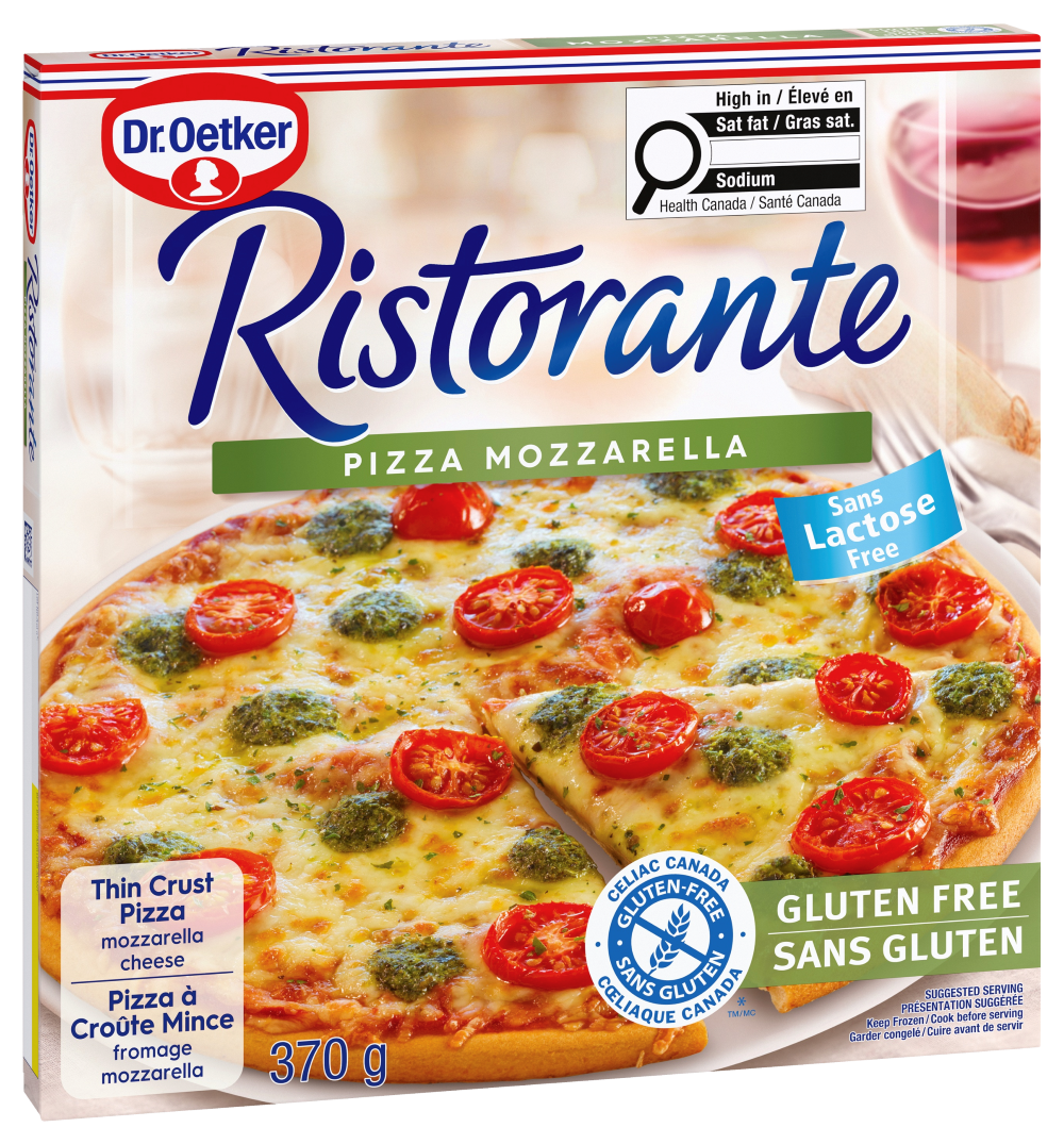 Dr. Oetker Ristorante Gluten & Lactose Free Mozzarella Pizza, 370 g