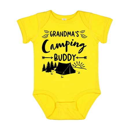 

Inktastic Grandmas Camping Buddy Gift Baby Boy or Baby Girl Bodysuit