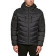 thumbnail image 1 of Club Room Mens Chevron Quilted Puffer Jacket, black, S, 1 of 1
