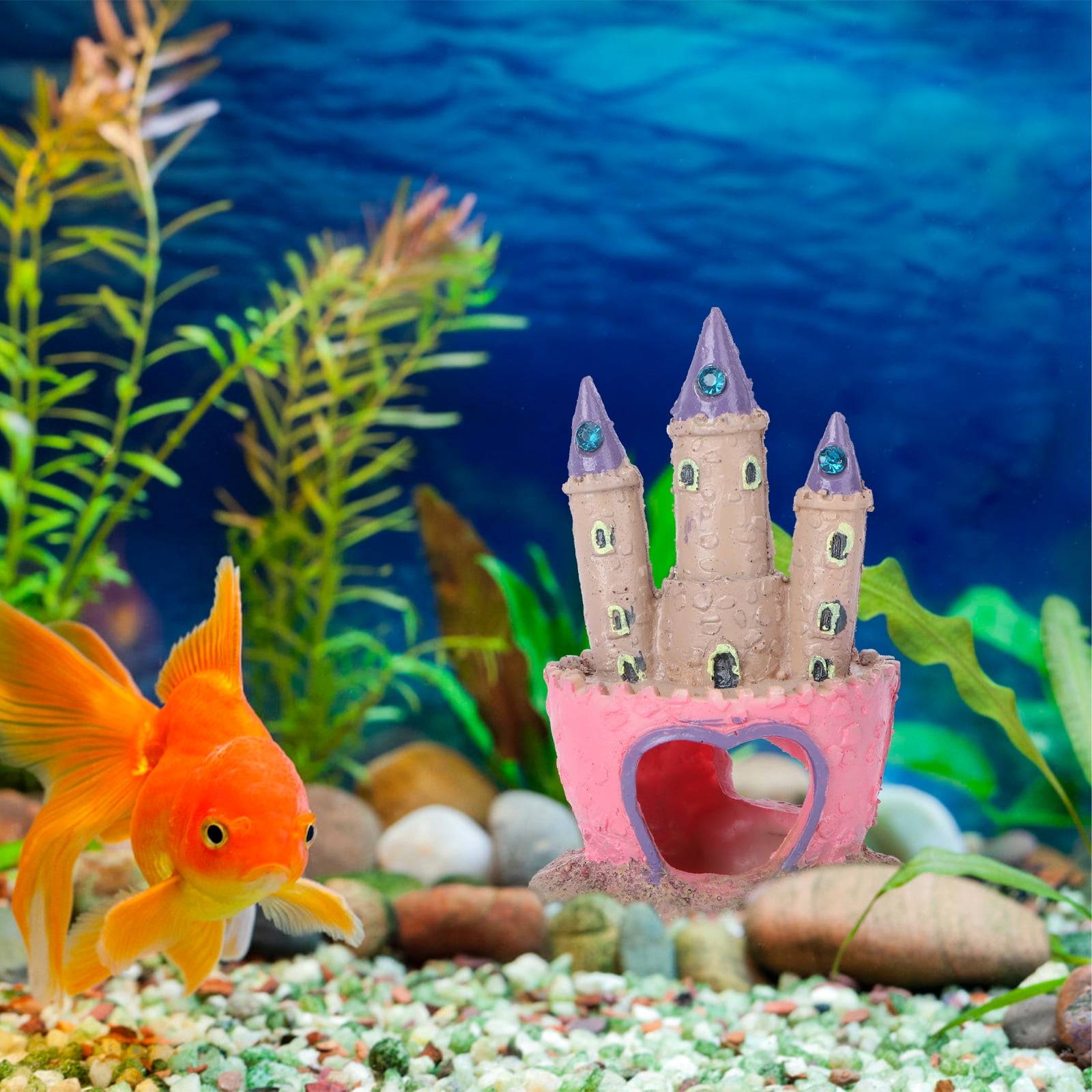 Castle betta fish tank cheap