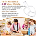 thumbnail image 3 of K5AB K5SS Stand Mixer Flat Beater Blade  for KitchenAid Paddle Attachment 5-QT Coated Flat Beater 9707670 W10807813 PS983355 AP3881259, 3 of 7