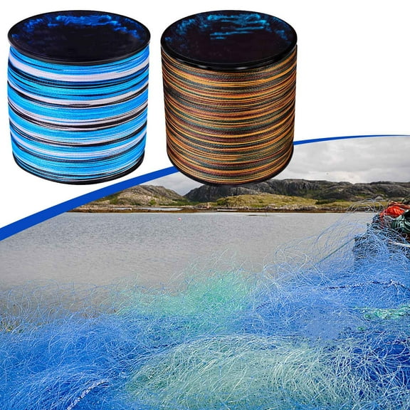 Pe Braided Fishing Line, 300 Meters 0.6/10lb, Low Stretch High Sensitivity, Polyethylene for Freshwater and Saltwater Use,Vsgery
