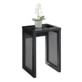 thumbnail image 3 of Convenience Concepts Northfield Weave End Table, Black, 3 of 7