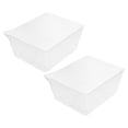 thumbnail image 4 of ColoMX 2 tazones de plástico transparente de 1200 ml para pesar, bandeja reutilizable para servir, báscula digital, bandeja de pesaje transparente para alimentos de cocina., 4 of 7