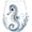 Seahorse, variant on Artisanal Blue Ringed Octopus Glassware, 3D Ocean Octopus Drinking Glass with Sculpted Tentacles, Handcrafted Borosilicate Tumbler for Cocktails and Beverages, Coastal Home Decor (#01)
