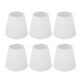 thumbnail image 3 of Kit de 6 pantallas de tela blancas Pantalla minimalista moderna para candelabros de piso, mesa, candelabros de pared, 3 of 10