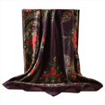 thumbnail image 5 of Jamicy Square Head Scarf for Women Vintage Lightweight Satin Headscarf Square Neck Scarf Head Hair Wraps Handkerchief for Women Girls, 5 of 5