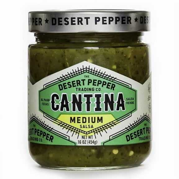 Desert Pepper Cantina Medium Green Salsa, 16 OZ (Pack of 6)