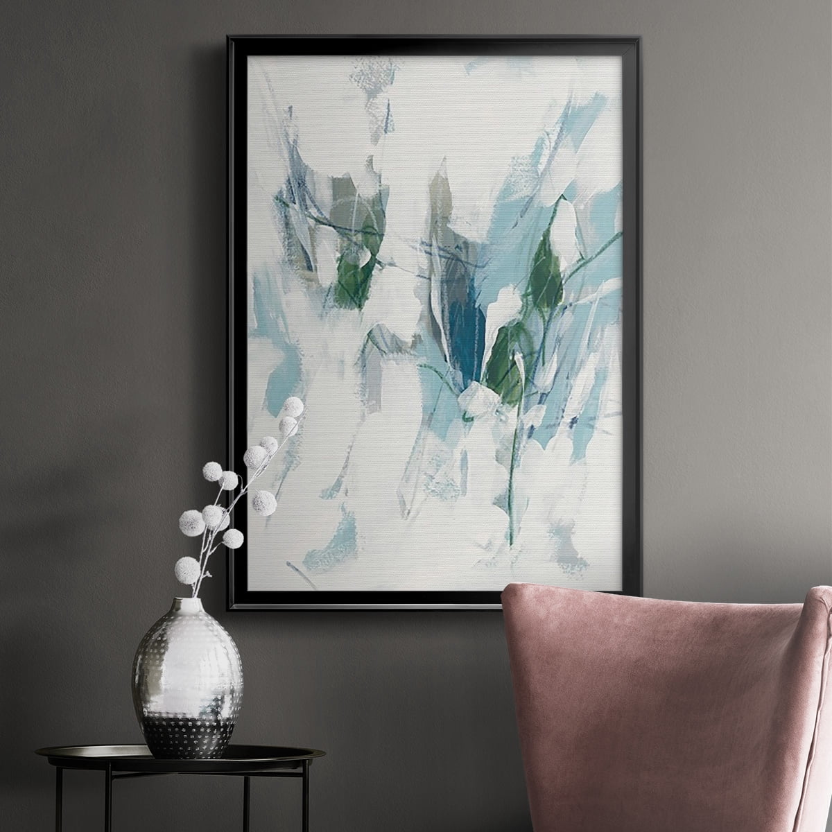Ice Cavern I Premium Framed Print, in Gold, Black, or Silver - Ready to Hang