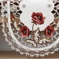 thumbnail image 4 of PEACNNG Table Runner Embroidery Flower Tablecloth, 4 of 7