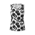 thumbnail image 4 of Fotbe Hand Drawn Tomatoes Womens Loose Fit Casual Flowy Slim-Fit Tank Tops Athletic Round Neck Trendy Sleeveless Summer Tops for Gym and Yoga-Large, 4 of 9