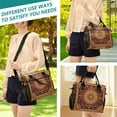 thumbnail image 5 of Boho Mandala Vintage Cooler Bag Lunch Bag Soft Cooler Cooling Tote Insulated Lunch Box for Adult Men Women, 5 of 6