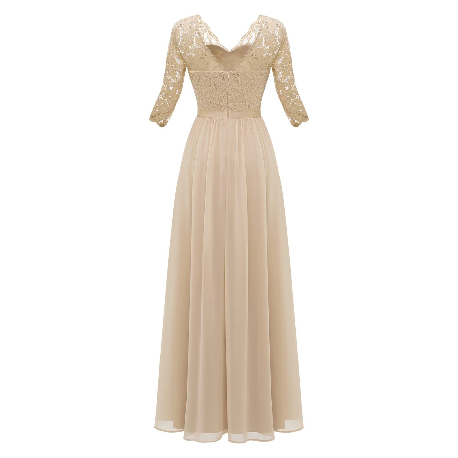 chinese dress ladies V Neck Appliques Pleated Wholesale Bridesmaid Dresses