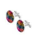 thumbnail image 2 of Praying Hands Men's Stainless Steel Cufflink Set for Dress Shirts - Formal Attire Essential, 2 of 6