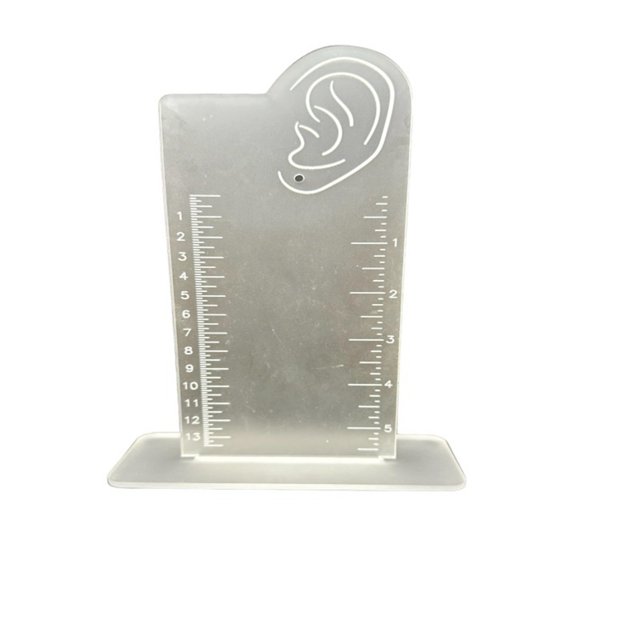 Clearance Acrylic Earring Measurement Display Stand For Daily Ladies Wearing Earring Matching Reference And Storage Rack