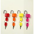 thumbnail image 4 of GHSDFBB Multicolor Small Padlock with Keys, Metal Padlocks Suitcase Locks Luggage Padlocks Keyed Padlock for Backpack, Laptop Bag, Tool Box, Lockers-Perfect for School Gym Classroom Matching, 4 of 7