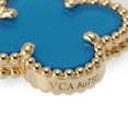 PreOwned VAN CLEEF & ARPELS Van Cleef Arpels Alhambra 5P Motif Blue Agate VCARP34900 Women's