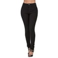 thumbnail image 2 of Fashion Women‘s Pure Color High-Waisted Straight-Barrel Small Feet Jeans, 2 of 6