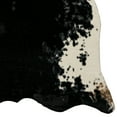 thumbnail image 3 of Linon Faux Cow Hide Area Rug Collection, Black and White, 5' x 6'6", 3 of 5