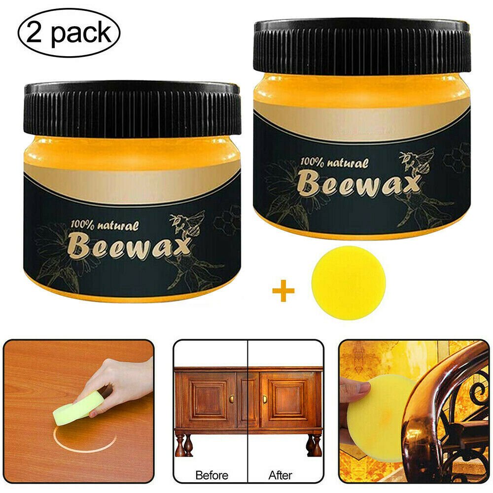 Natural Wood Seasoning Beeswax Furniture Polish Wax Wood Cleaner
