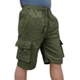 thumbnail image 2 of Axiiglly Cargo Shorts for Men Casual Loose Workout Shorts with Pockets Solid Color Summer Outdoor Shorts S-2XL, 2 of 5