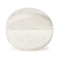 thumbnail image 3 of HomeRoots 392552 Petite Marble Circular Sculpture, White, 3 of 5