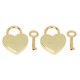 thumbnail image 3 of Cerradura con llave, 2 juegos, candado en forma de corazón, suministros para el hogar, candado, suministros para el hogar, elaborados por expertos Jadeshay A, 3 of 8